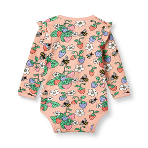 Baby body with long sleeves