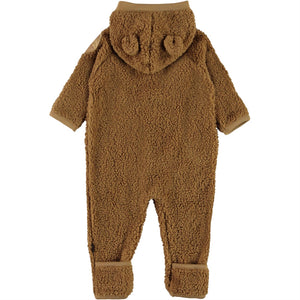 All-in-one baby fleece suit